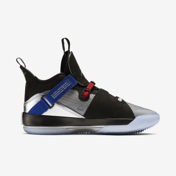 Nike Air Jordan XXXIII - Basketsko - Metal Sølv/Sort | DK-66706